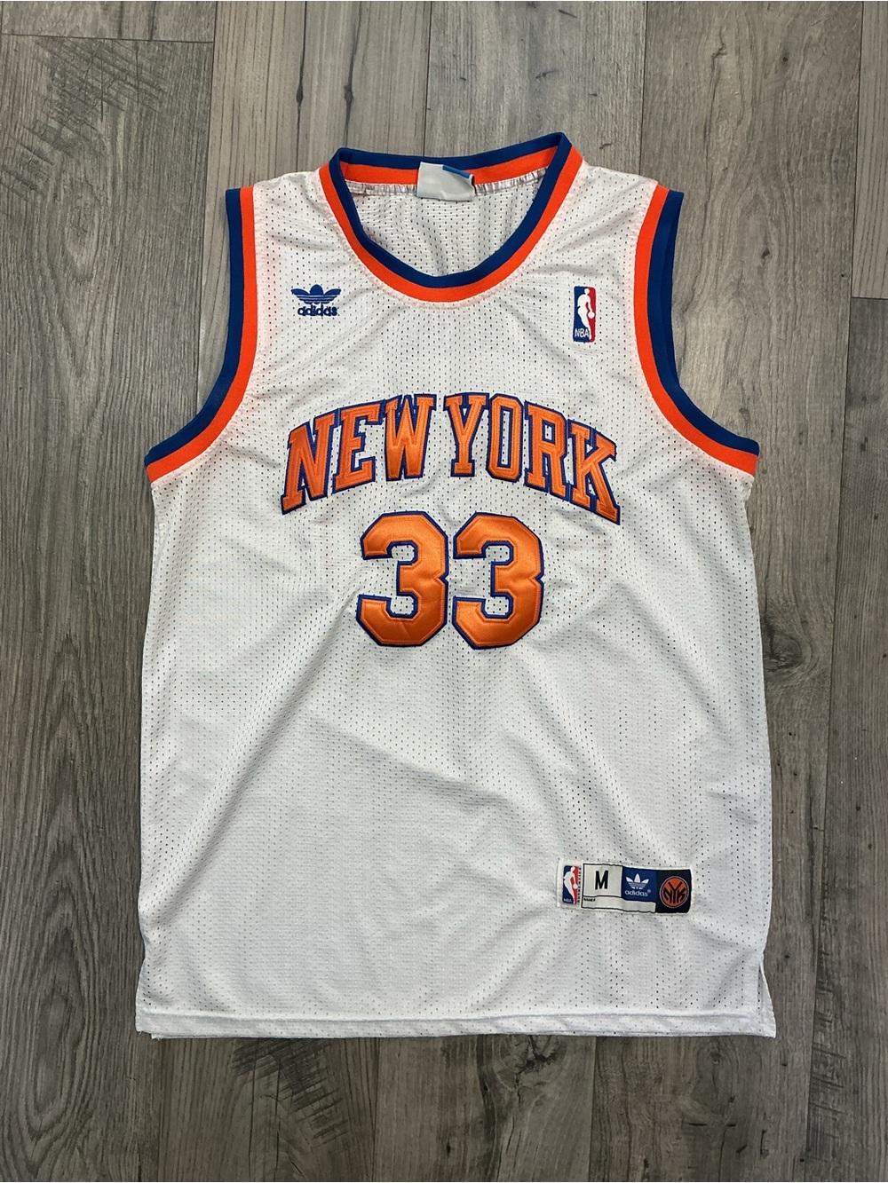 adidas Patrick Ewing New York Knicks Basketball Jersey